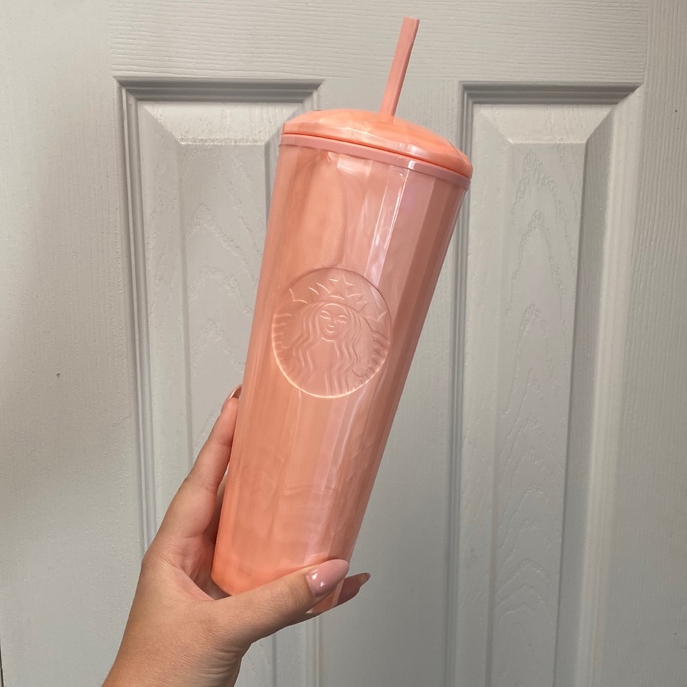 Pink rose quartz Starbucks cup